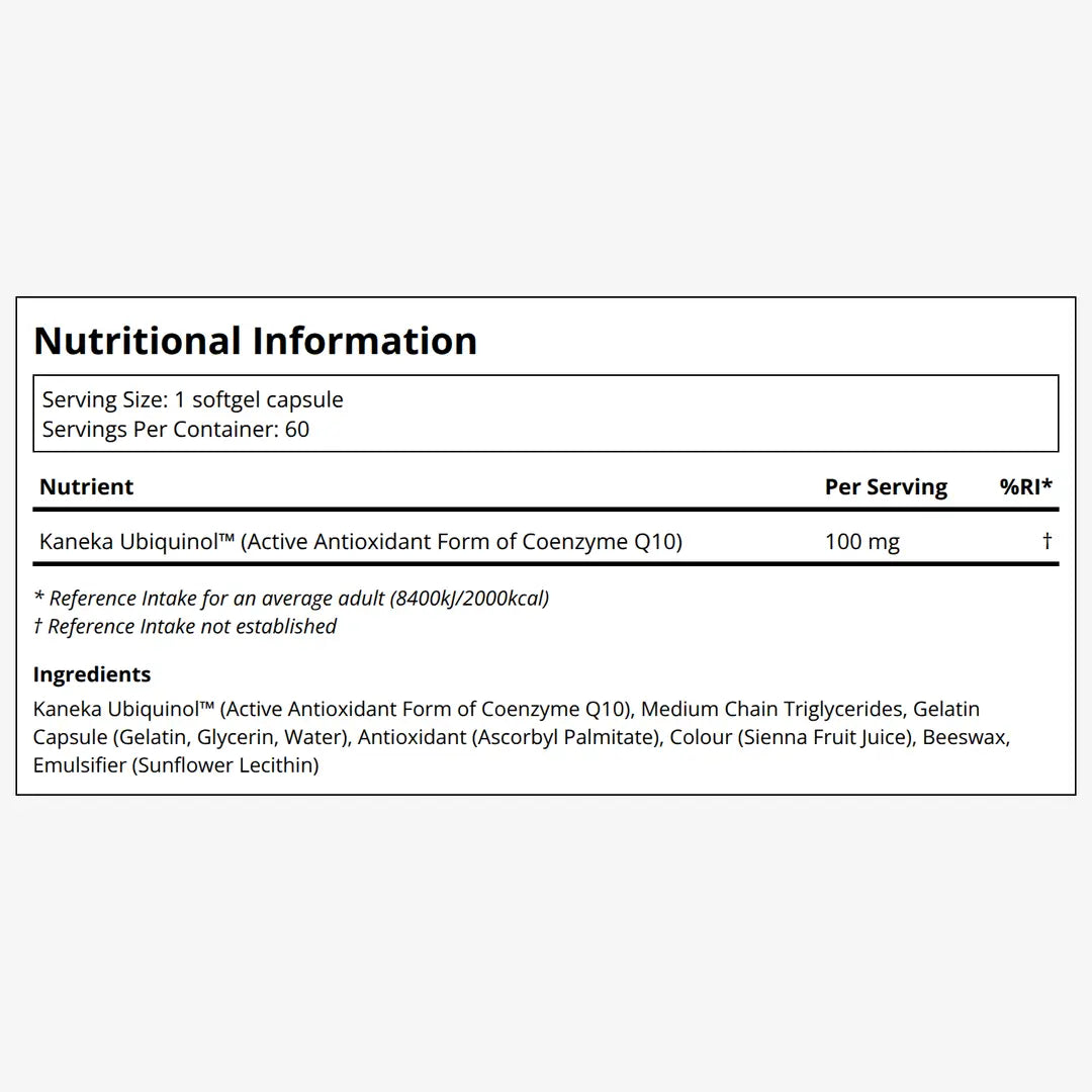 Pure Encapsulations Ubiquinol-QH 100mg