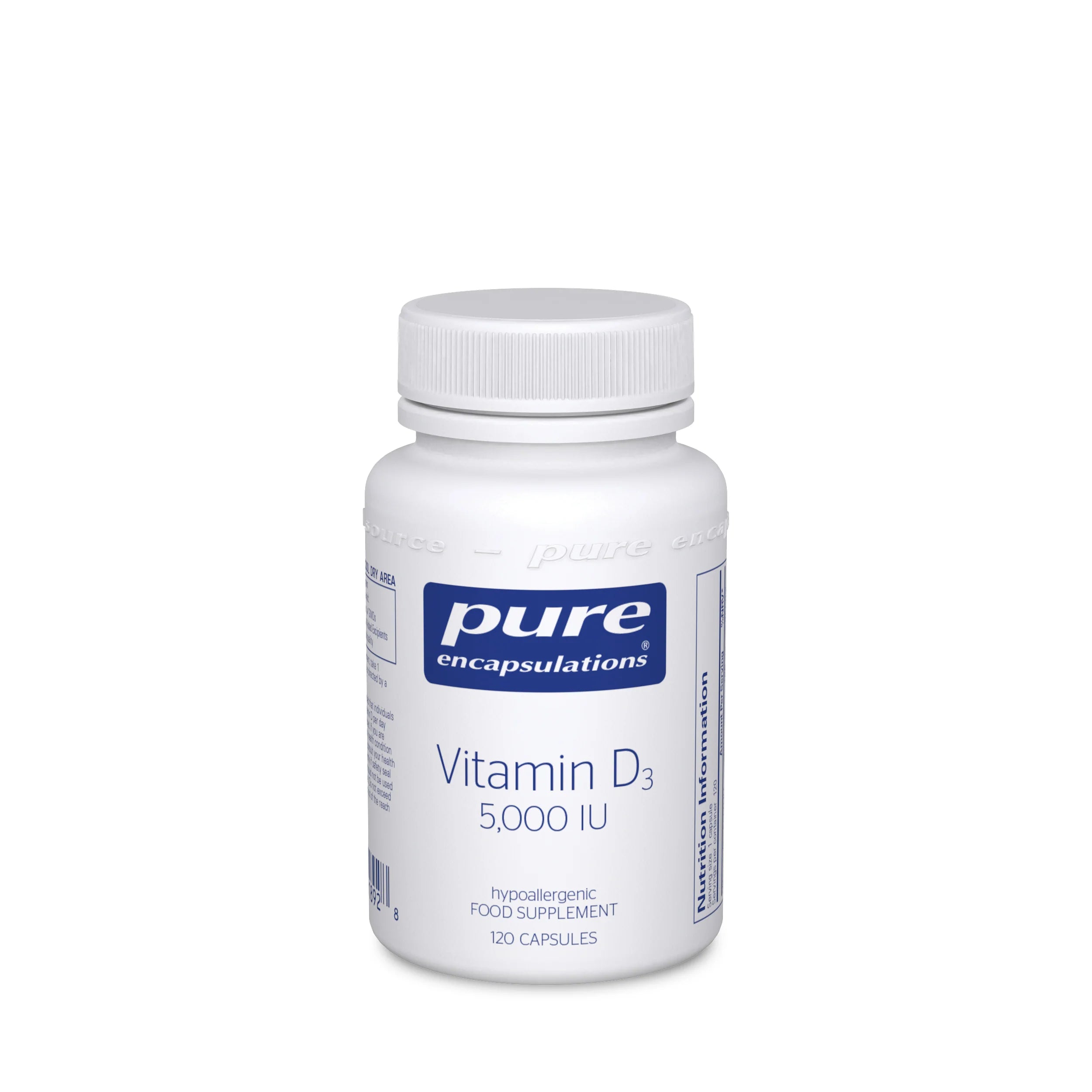 Pure Encapsulations Vitamin D3 5000 IU (120)