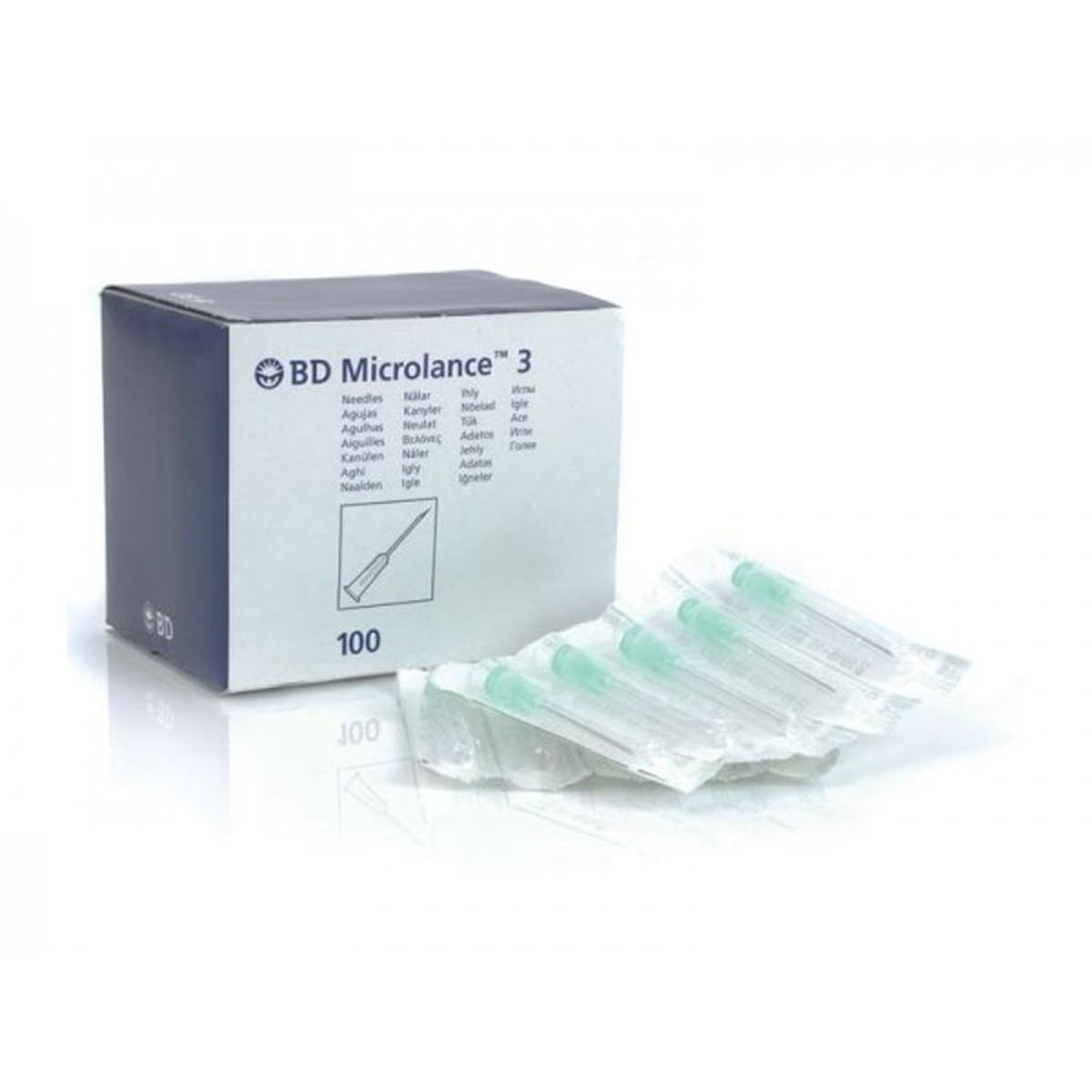 BD Microlance 3 Needle 23G x 1" Blue (0.6 x 25mm) – Box of 100